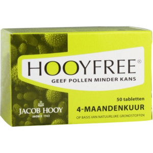 Jacob Hooy Hooyfree - 50 capsules - Hooikoortskuur - 4 maanden