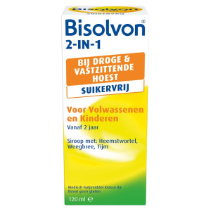 Bisolvon 2-in-1 Siroop Suikervrij