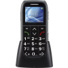 Fysic FM-7575 Big Button GSM - SOS Noodknop, Grote cijfers en letters 2 Snelkiestoetsen - Grijs