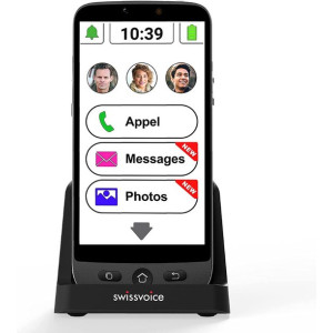 SwissVoice G50 Senioren Smartphone - Nederlands menu - Geschikt voor iedere provider- 2 jaar garantie